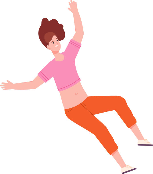 漂浮在空中的女孩梦想着飞翔的人图片下载