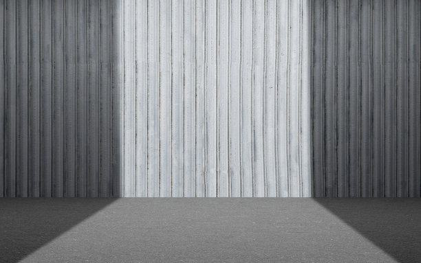 金属和沥青背景。波纹金属墙和沥青背景图片下载