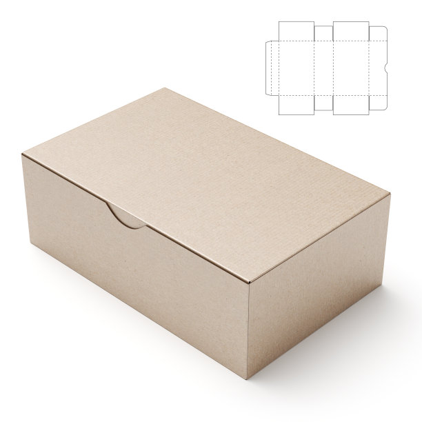零售盒3D插图图片下载