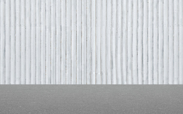 金属和沥青背景。波纹金属墙和沥青背景图片下载