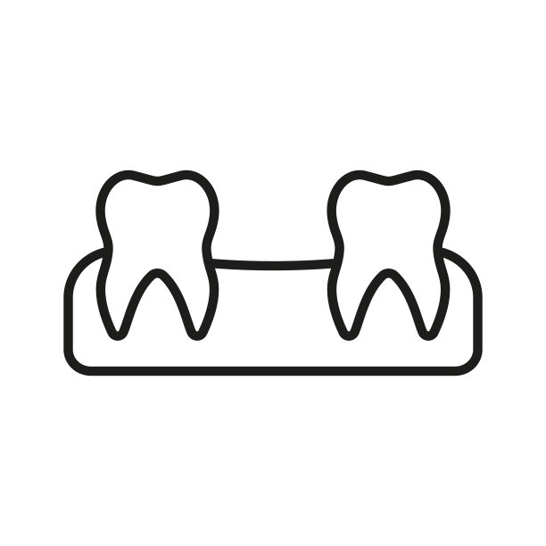 人类缺牙线性象形图。牙齿脱落线图标。乳牙脱落。口腔学的问题。牙科轮廓符号。牙科治疗标志。可编辑的中风。孤立矢量图图片下载