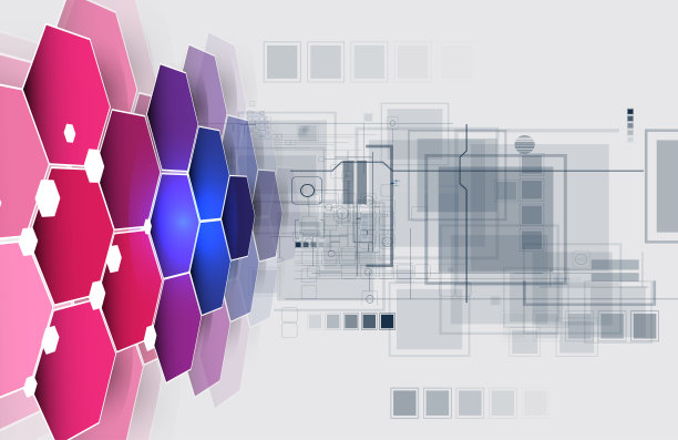 新的未来技术概念抽象背景图片下载