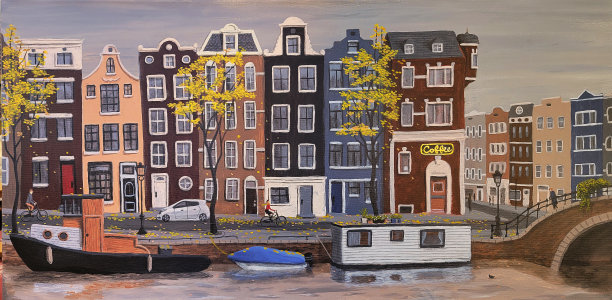 阿姆斯特丹的秋天图片下载