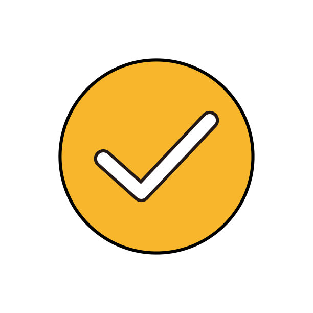 选中标记图标。图片下载