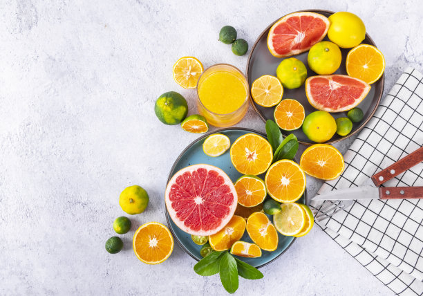 柑橘类水果背景图片下载