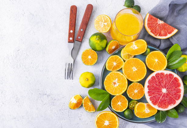 柑橘类水果背景图片下载