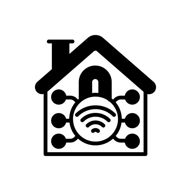 矢量家庭网络图标。徽标图片下载