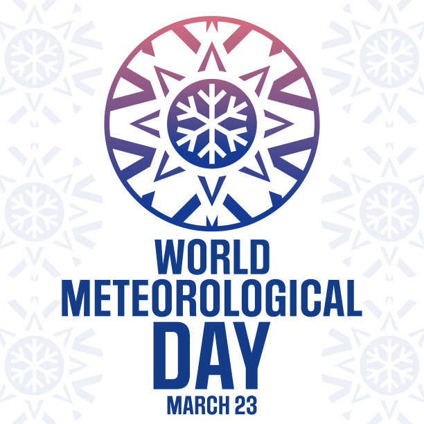 世界气象日。3月23日。矢量插图。节日的海报。图片下载