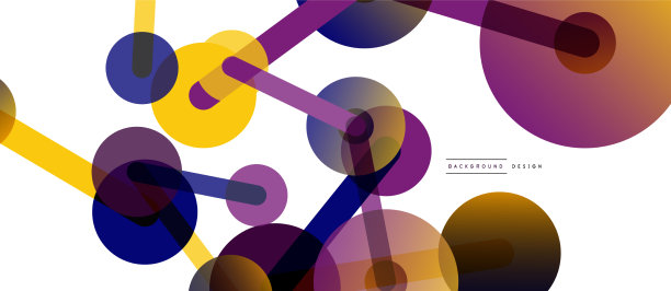 线点连接几何抽象图片下载