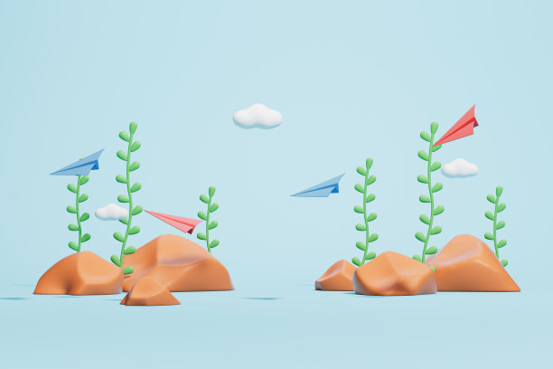 3d渲染旅游标题图图片下载