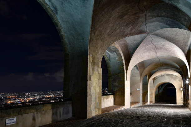 意大利城市那不勒斯。图片下载