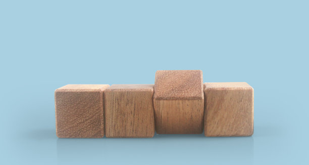 木立方排列成形状图片下载