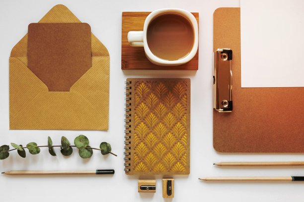 各种天然材料文具图片下载