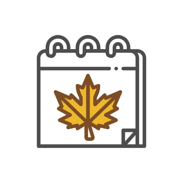 秋天，日历，日期，季节图标矢量图形图片下载