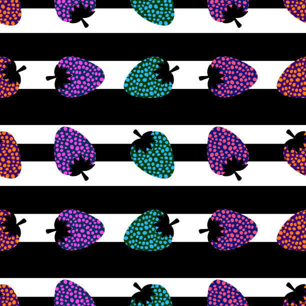 夏季水果无缝图案的儿童和面料图片下载