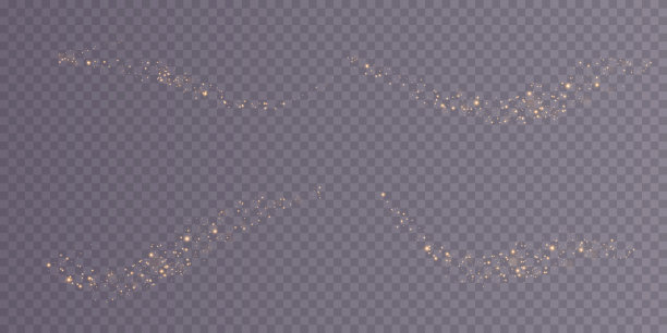 金粉轻png。散景灯光效果背景。圣诞发光的灰尘背景圣诞发光光散景纸屑和闪耀叠加纹理为您的设计。图片下载