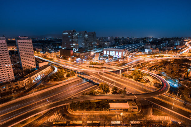 北京立交及交通流量图片下载