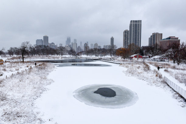 冬季的建筑图片下载