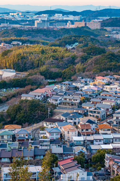 黄昏的城市图片下载