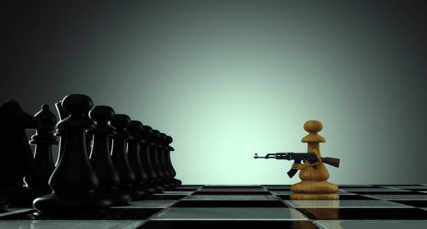 棋盘上的棋子。战略和竞争的概念。图片下载