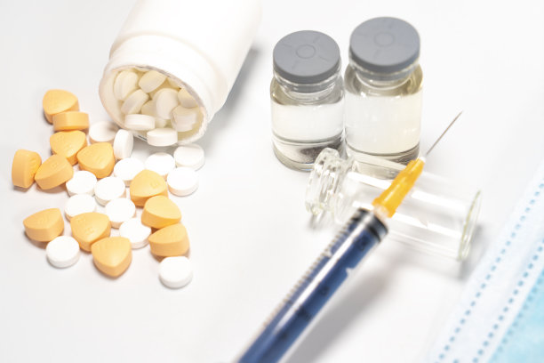 一次性注射器，片剂，临床特写图片下载