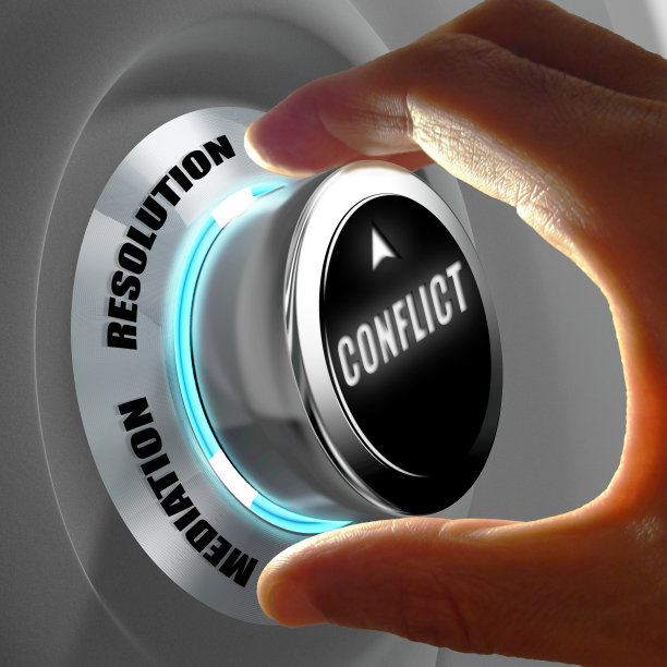 手工选择冲突调解然后解决。概念:3D渲染图片下载