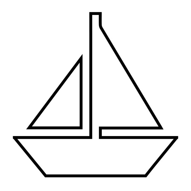 船，帆船，热带的象征图片下载