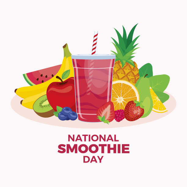 全国奶昔日矢量插图图片下载