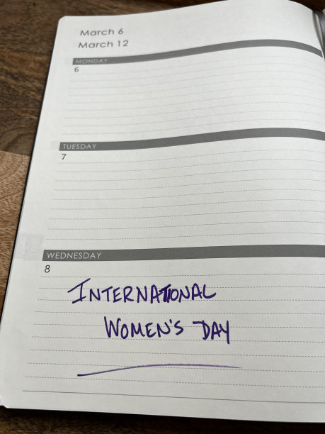 日历上的国际妇女节图片下载