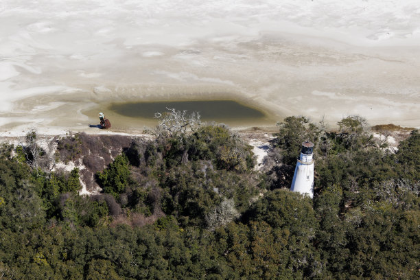 小坎伯兰岛灯塔图片下载