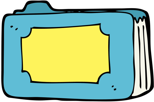 卡通粉色商务文件夹图片下载