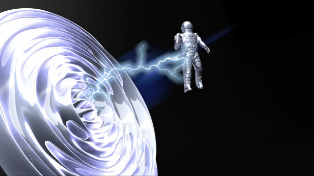 黑洞吞噬宇航员图片下载