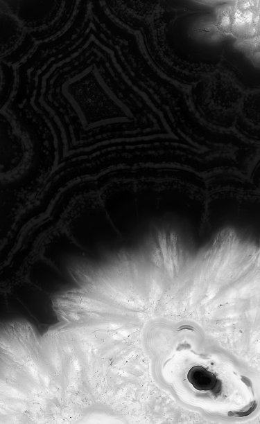 同心图案和纹理的天然玛瑙片为背部图片下载