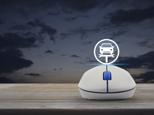 企业客户服务在线修车概念图片下载