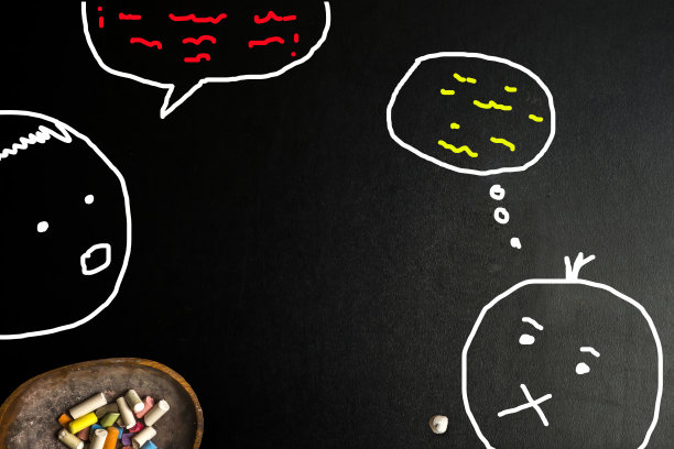 自我审查，思想谋杀的概念。图片下载