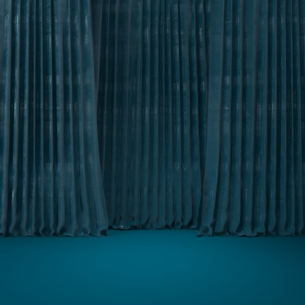 电影院舞台上的戏剧窗帘，经典窗帘模板3d渲染插图。马戏团和站立场景内部图片下载