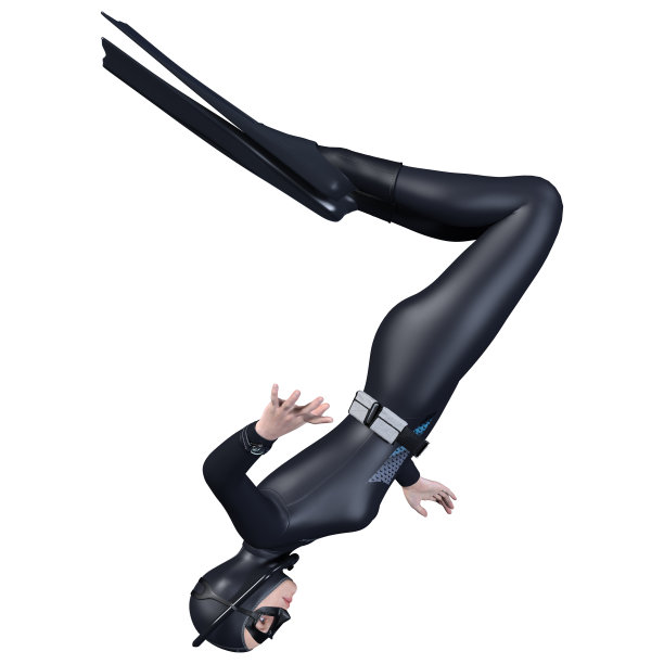 三维渲染女性饲料在白色图片下载