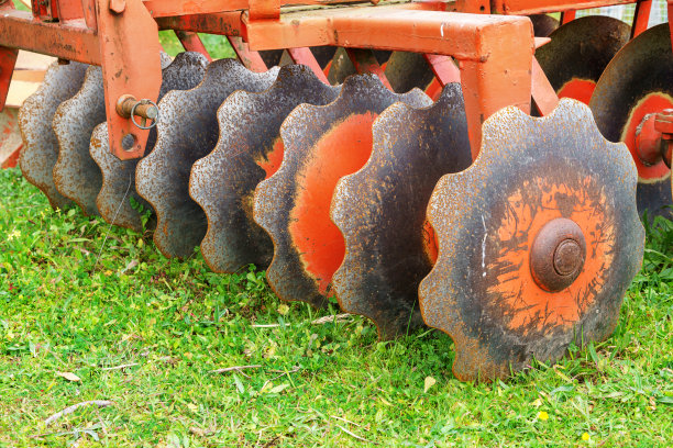 农场犁装置显示犁的细节图片下载