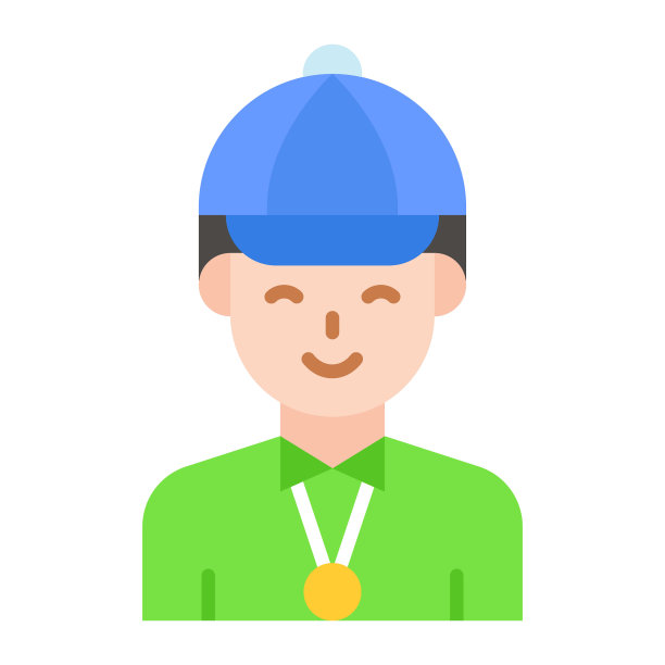 现代风格的运动人矢量设计，专业的化身图片下载