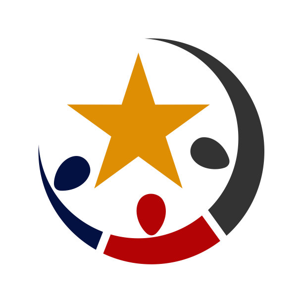 团队概念标志模板图标插图品牌标识。孤立和平面的插图。矢量图形图片下载