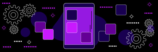 移动应用程序开发向量概念图片下载