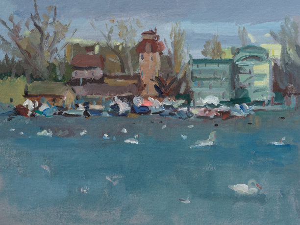 海滩海鸟画。图片下载