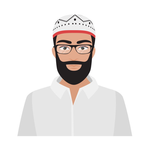 穿着传统服饰的阿拉伯男子图片下载