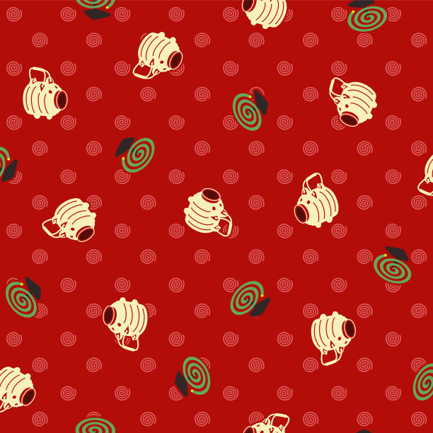 图案是传统的日本蚊香，图片下载