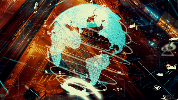 智能交通技术改变未来道路交通控制的概念图片下载