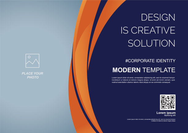 模板矢量布局现代设计，大小水平图片下载