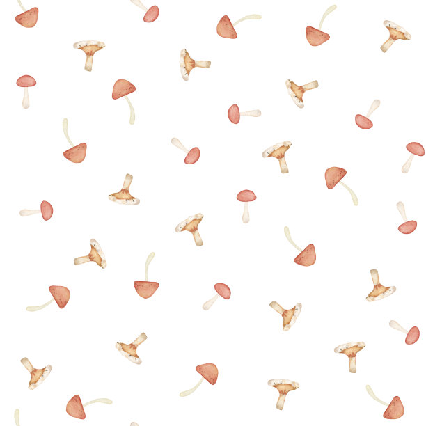 蘑菇无缝图案图片下载