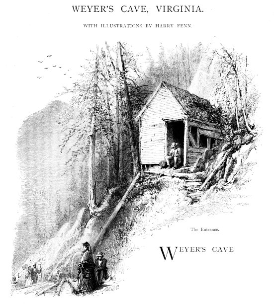 韦耶的洞穴入口，斯汤顿，弗吉尼亚州，美国，地理图片下载