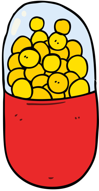 卡通药丸图片下载