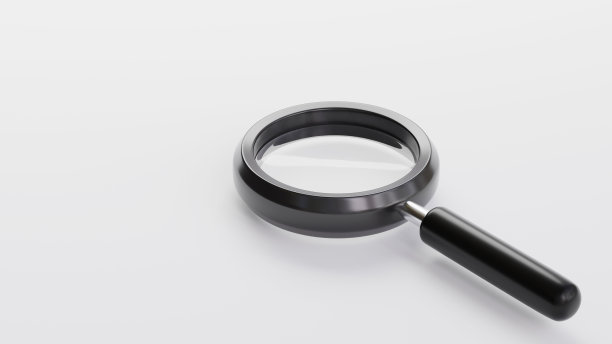 逼真的放大镜3d图片下载